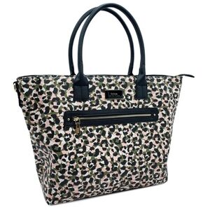Trina Turk Pink and Black Leopard Tote NWT